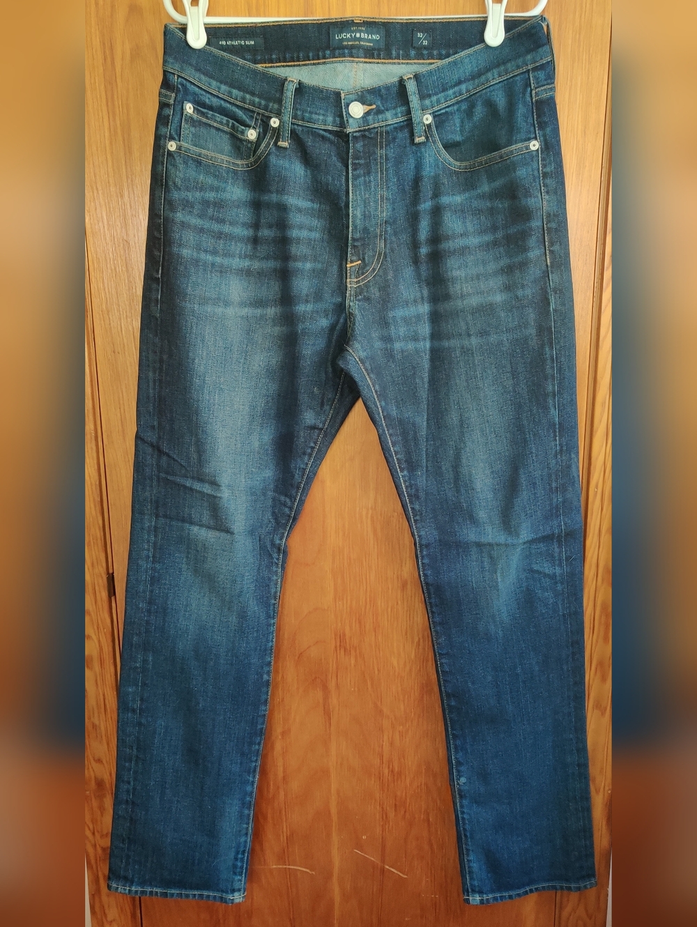 Men's 410 Athletic Slim Straight Jeans 32/32